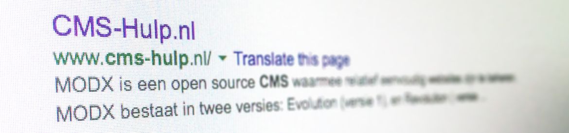 MODX SEO: Optimaliseren voor zoekmachines - CMS-Hulp